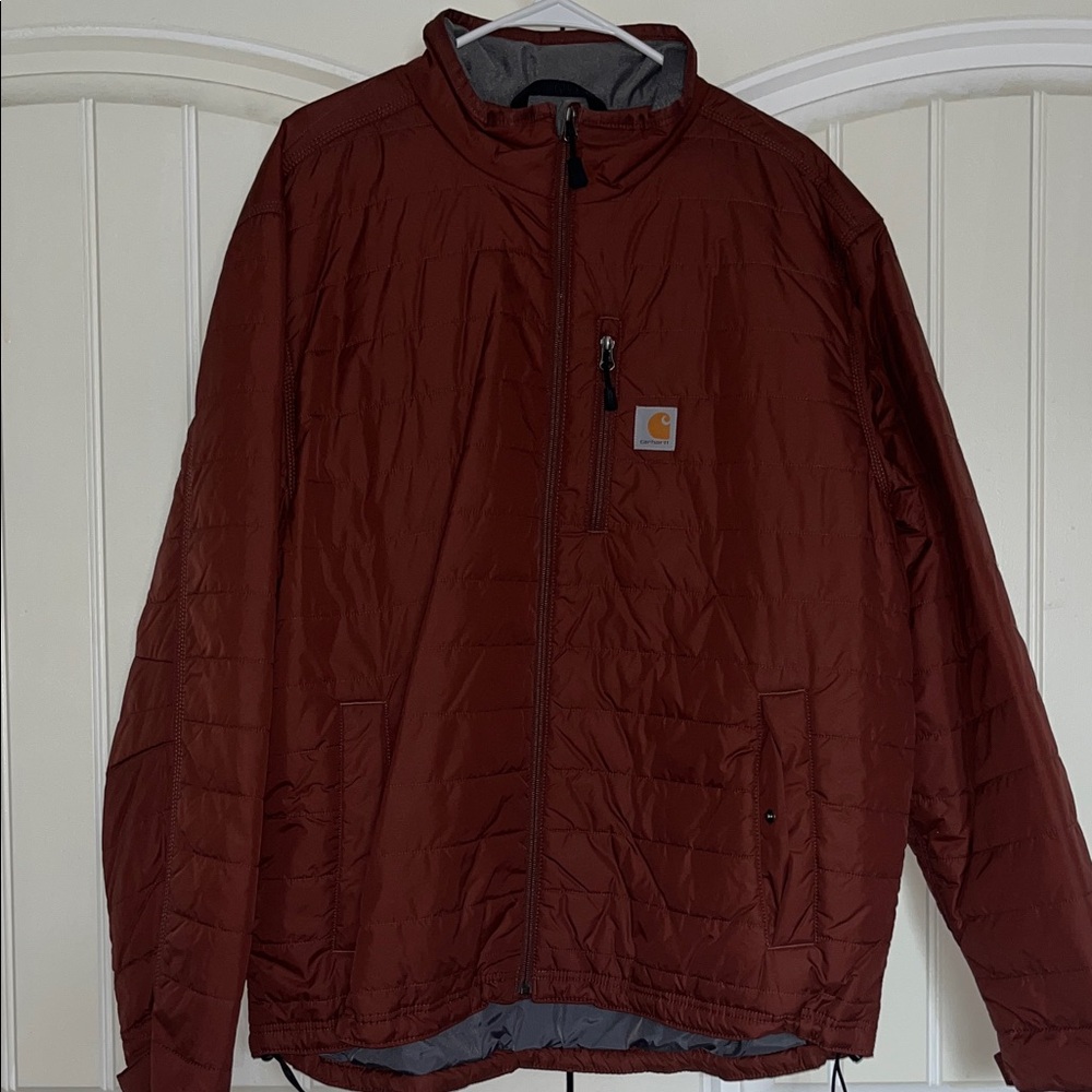 Carhartt Men's Maroon Puffer Jacket